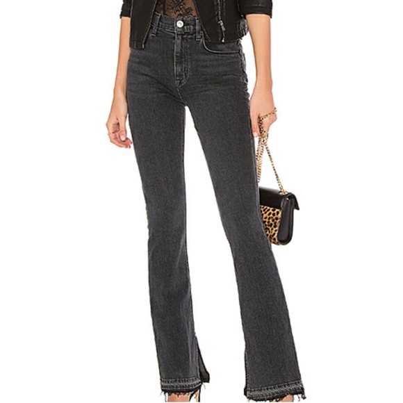 Hudson Jeans Denim - NWT HUDSON Women’s Highrise Heartbreaker Flared Jeans Black Wash Size 32